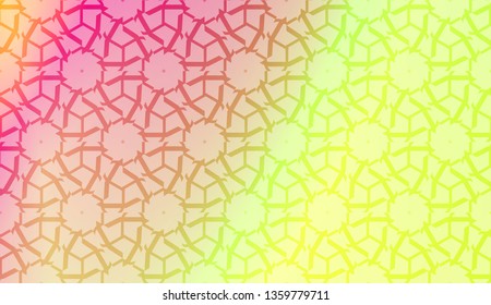 Colorful Gradient Background with geometric pattern. For Your Design Wallpaper, Presentation, Banner, Flyer, Cover Page, Landing Page. Vector Illustration
