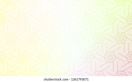 Colorful Gradient Background with geometric pattern. For Your Design Wallpaper, Presentation, Banner, Flyer, Cover Page, Landing Page. Vector Illustration