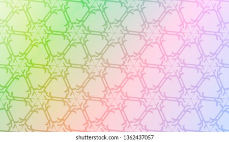 Colorful Gradient Background with geometric pattern. For Your Design Wallpaper, Presentation, Banner, Flyer, Cover Page, Landing Page. Vector Illustration