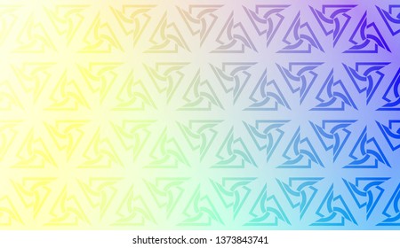 Colorful Gradient Background with geometric pattern. For Your Design Wallpaper, Presentation, Banner, Flyer, Cover Page, Landing Page. Vector Illustration