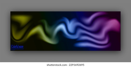 Colorful gradient background. Layout for the cover, banner, poster. Template for interior paintings, decorations and creative design. Color blur