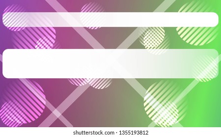 Colorful Gradient Background with Line, Circle. For Website Pattern, Banner Or Poster. Vector Illustration