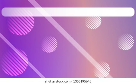 Colorful Gradient Background with Line, Circle. For Your Graphic Design, Banner Or Poster. Vector Illustration