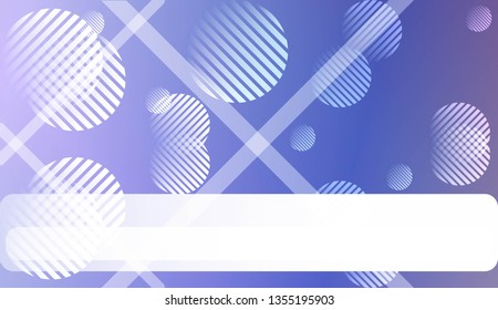 Colorful Gradient Background with Line, Circle. For Your Graphic Design, Banner Or Poster. Vector Illustration