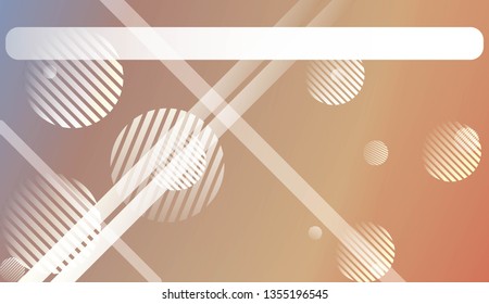 Colorful Gradient Background with Line, Circle. For Your Graphic Design, Banner Or Poster. Vector Illustration