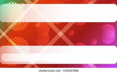 Colorful Gradient Background with Line, Circle. For Your Graphic Design, Banner Or Poster. Vector Illustration