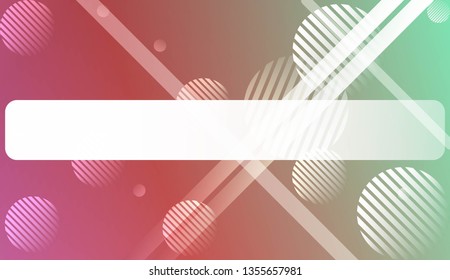 Colorful Gradient Background with Line, Circle. For Your Graphic Design, Banner Or Poster. Vector Illustration