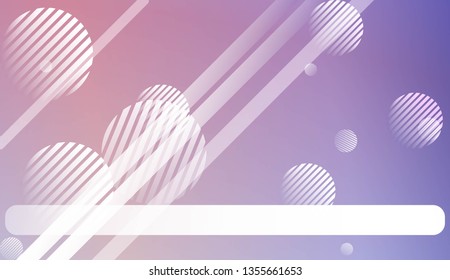 Colorful Gradient Background with Line, Circle. For Your Graphic Design, Banner Or Poster. Vector Illustration