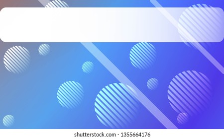 Colorful Gradient Background with Line, Circle. For Your Graphic Design, Banner Or Poster. Vector Illustration