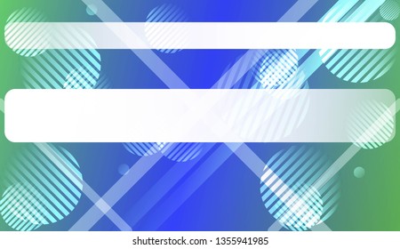 Colorful Gradient Background with Line, Circle. For Website Pattern, Banner Or Poster. Vector Illustration