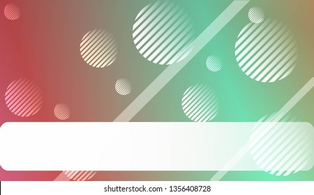Colorful Gradient Background with Line, Circle. For Your Graphic Design, Banner Or Poster. Vector Illustration