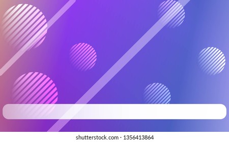 Colorful Gradient Background with Line, Circle. For Your Graphic Design, Banner Or Poster. Vector Illustration