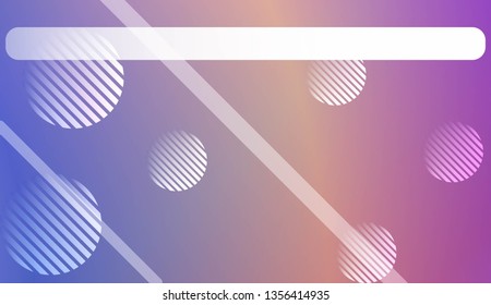 Colorful Gradient Background with Line, Circle. For Your Graphic Design, Banner Or Poster. Vector Illustration