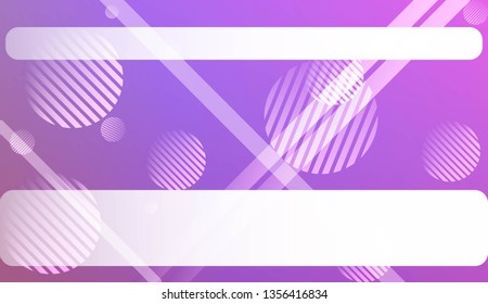 Colorful Gradient Background with Line, Circle. For Your Graphic Design, Banner Or Poster. Vector Illustration