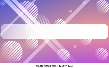 Colorful Gradient Background with Line, Circle. For Your Graphic Design, Banner Or Poster. Vector Illustration