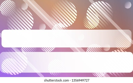 Colorful Gradient Background with Line, Circle. For Your Graphic Design, Banner Or Poster. Vector Illustration