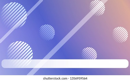 Colorful Gradient Background with Line, Circle. For Your Graphic Design, Banner Or Poster. Vector Illustration
