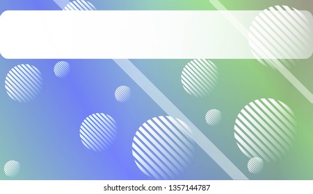 Colorful Gradient Background with Line, Circle. For Website Pattern, Banner Or Poster. Vector Illustration