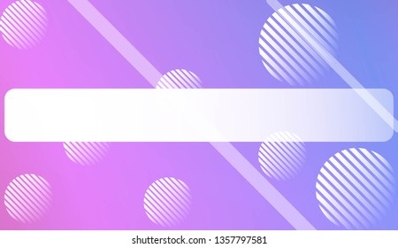 Colorful Gradient Background with Line, Circle. For Your Graphic Design, Banner Or Poster. Vector Illustration