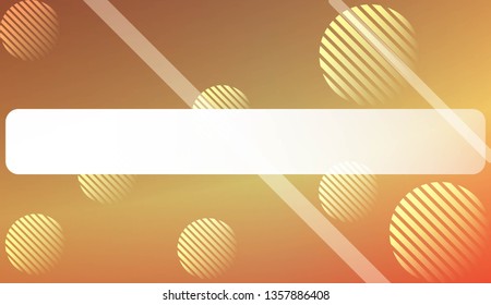 Colorful Gradient Background with Line, Circle. For Your Graphic Design, Banner Or Poster. Vector Illustration