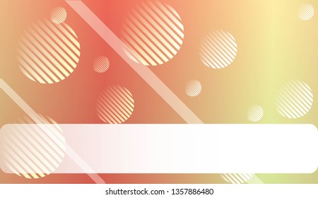 Colorful Gradient Background with Line, Circle. For Your Graphic Design, Banner Or Poster. Vector Illustration