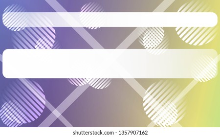 Colorful Gradient Background with Line, Circle. For Website Pattern, Banner Or Poster. Vector Illustration