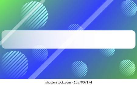 Colorful Gradient Background with Line, Circle. For Website Pattern, Banner Or Poster. Vector Illustration