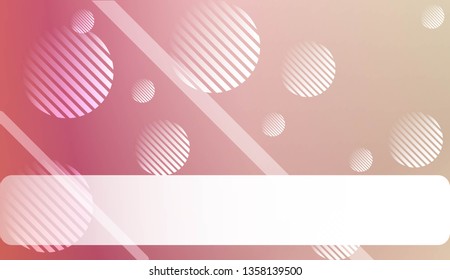 Colorful Gradient Background with Line, Circle. For Your Graphic Design, Banner Or Poster. Vector Illustration