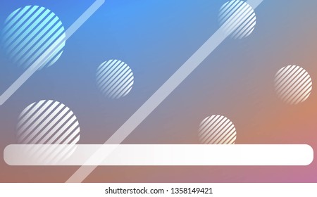 Colorful Gradient Background with Line, Circle. For Your Graphic Design, Banner Or Poster. Vector Illustration