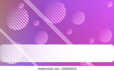 Colorful Gradient Background with Line, Circle. For Your Graphic Design, Banner Or Poster. Vector Illustration