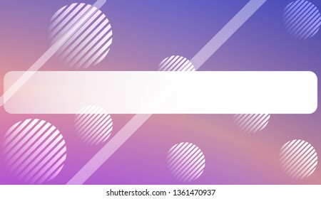 Colorful Gradient Background with Line, Circle. For Your Graphic Design, Banner Or Poster. Vector Illustration