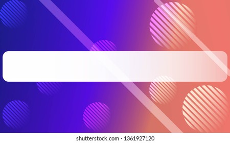 Colorful Gradient Background with Line, Circle. For Your Graphic Design, Banner Or Poster. Vector Illustration
