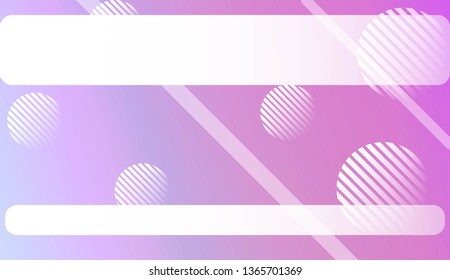 Colorful Gradient Background with Line, Circle. For Web, Presentations And Prints. Vector Illustration