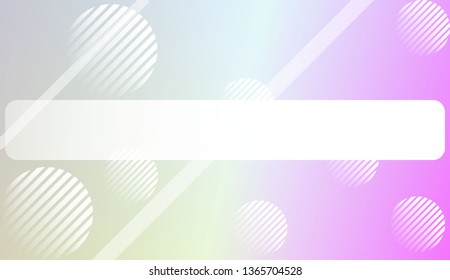 Colorful Gradient Background with Line, Circle. For Web, Presentations And Prints. Vector Illustration