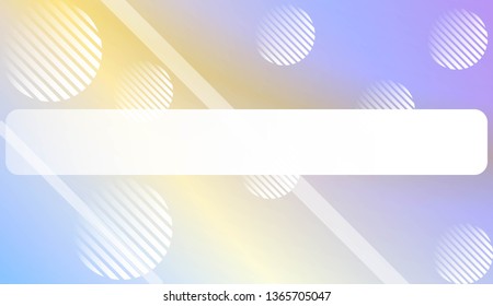 Colorful Gradient Background with Line, Circle. For Web, Presentations And Prints. Vector Illustration