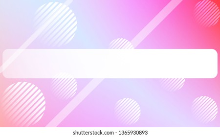 Colorful Gradient Background with Line, Circle. For Web, Presentations And Prints. Vector Illustration
