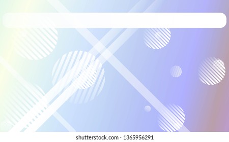 Colorful Gradient Background with Line, Circle. For Web, Presentations And Prints. Vector Illustration