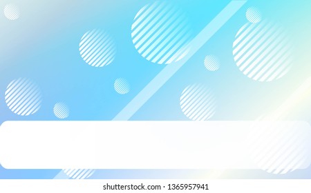 Colorful Gradient Background with Line, Circle. For Web, Presentations And Prints. Vector Illustration