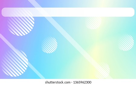 Colorful Gradient Background with Line, Circle. For Web, Presentations And Prints. Vector Illustration