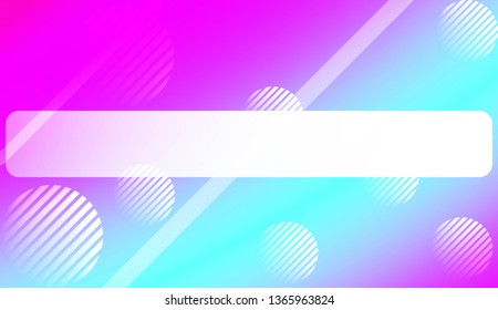 Colorful Gradient Background with Line, Circle. For Web, Presentations And Prints. Vector Illustration