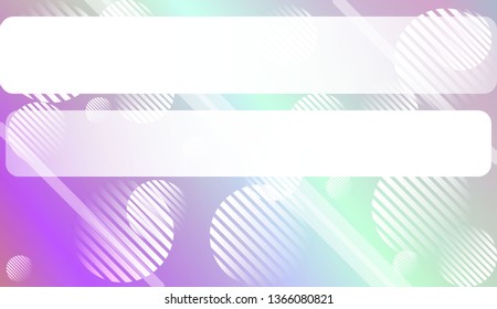 Colorful Gradient Background with Line, Circle. For Web, Presentations And Prints. Vector Illustration