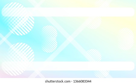 Colorful Gradient Background with Line, Circle. For Web, Presentations And Prints. Vector Illustration