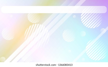Colorful Gradient Background with Line, Circle. For Web, Presentations And Prints. Vector Illustration