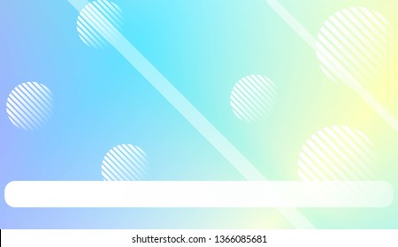 Colorful Gradient Background with Line, Circle. For Web, Presentations And Prints. Vector Illustration