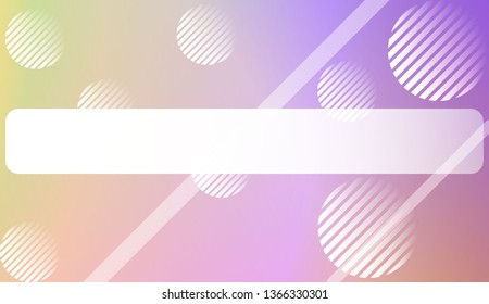 Colorful Gradient Background with Line, Circle. For Web, Presentations And Prints. Vector Illustration