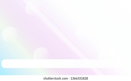 Colorful Gradient Background with Line, Circle. For Web, Presentations And Prints. Vector Illustration