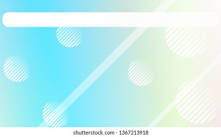 Colorful Gradient Background with Line, Circle. For Web, Presentations And Prints. Vector Illustration