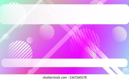 Colorful Gradient Background with Line, Circle. For Web, Presentations And Prints. Vector Illustration