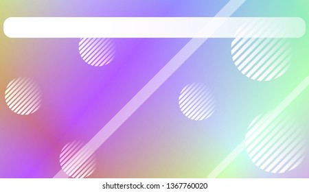 Colorful Gradient Background with Line, Circle. For Web, Presentations And Prints. Vector Illustration