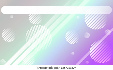 Colorful Gradient Background with Line, Circle. For Web, Presentations And Prints. Vector Illustration